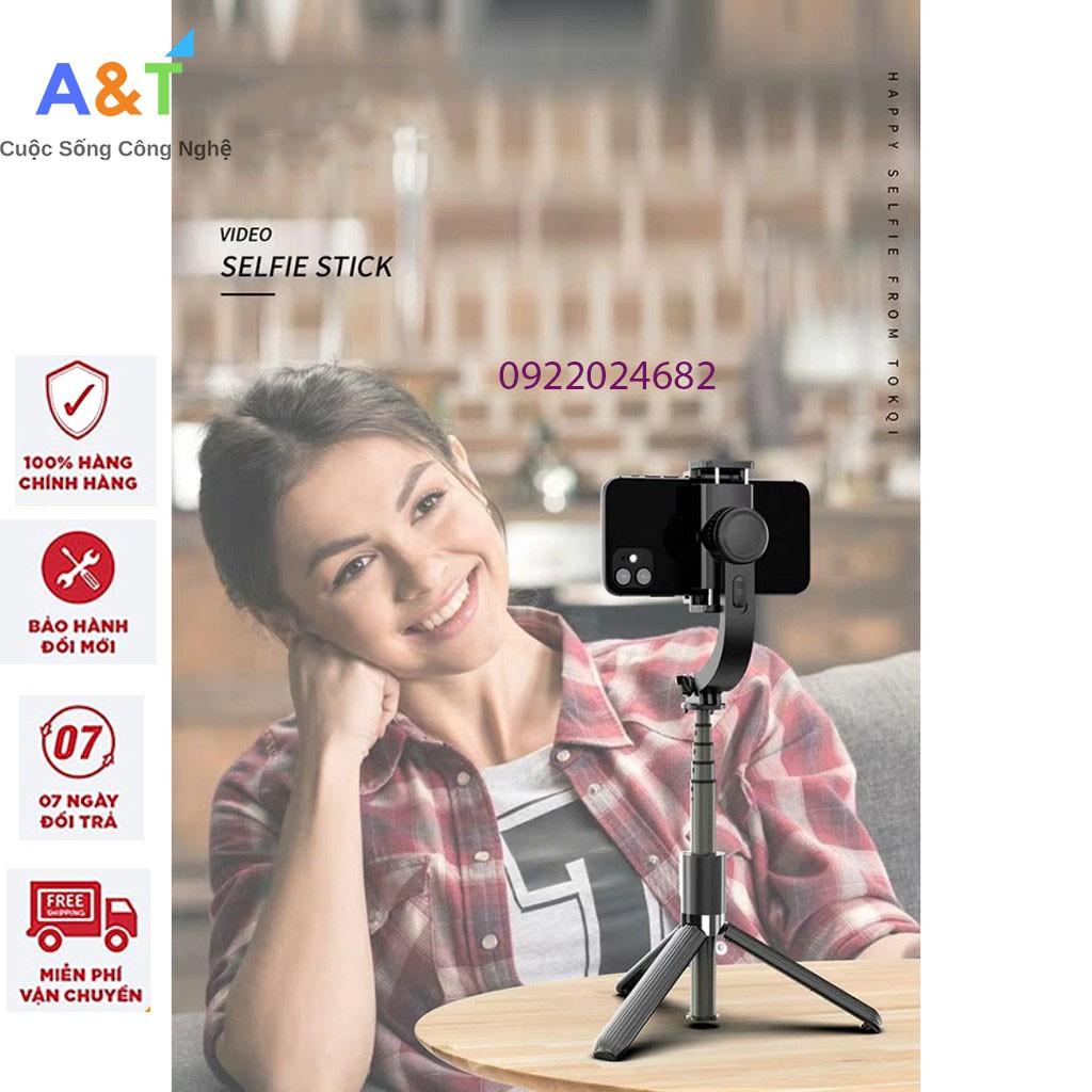 Gậy chống Rung Gimbal Stabilizer L08, Có 3 chân đỡ, Tặng kèm nút bấm BLT hàng cao cấp |Dũng 1