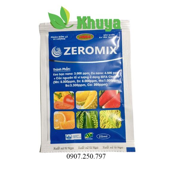 Phân bón lá vi lượng Vinco Zeromix 25ml Nano Bạc