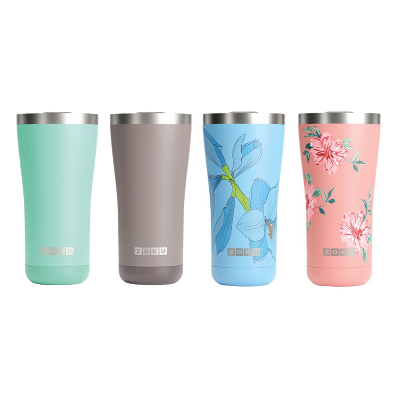 Ly giữ nhiệt 3in1 Stainless Steel 600ml ZOKU - Hàng nhập khẩu