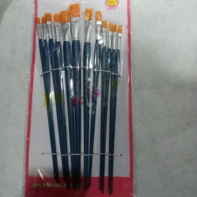 Một vỉ bút lông vẽ màu