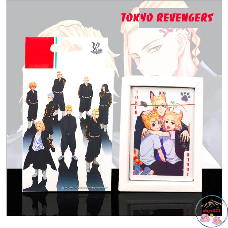 TOKYO REVENGERS Bộ thẻ bài in hình 54 lá khác nhau