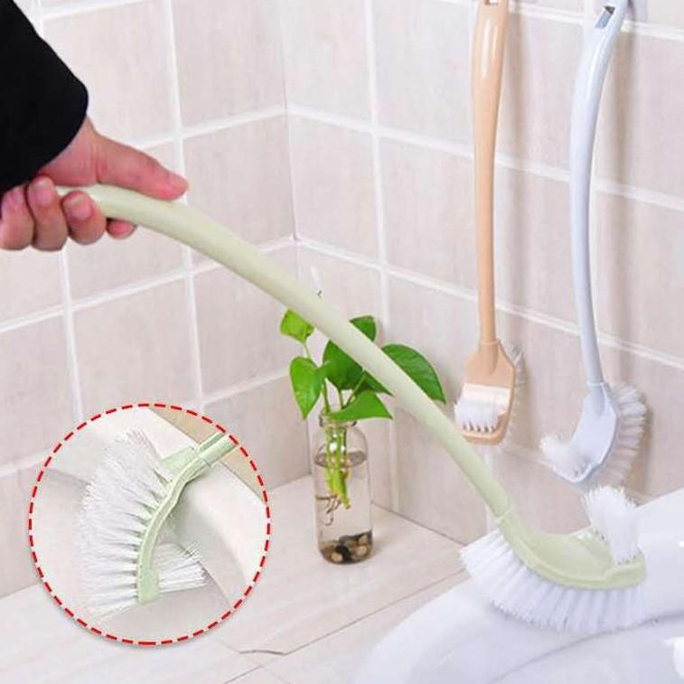 Chổi Cọ Toilet 2 Đầu, Chổi Cọ Bồn Cầu, Cọ Nhà Vệ Sinh Đa Năng Sạch Sẽ