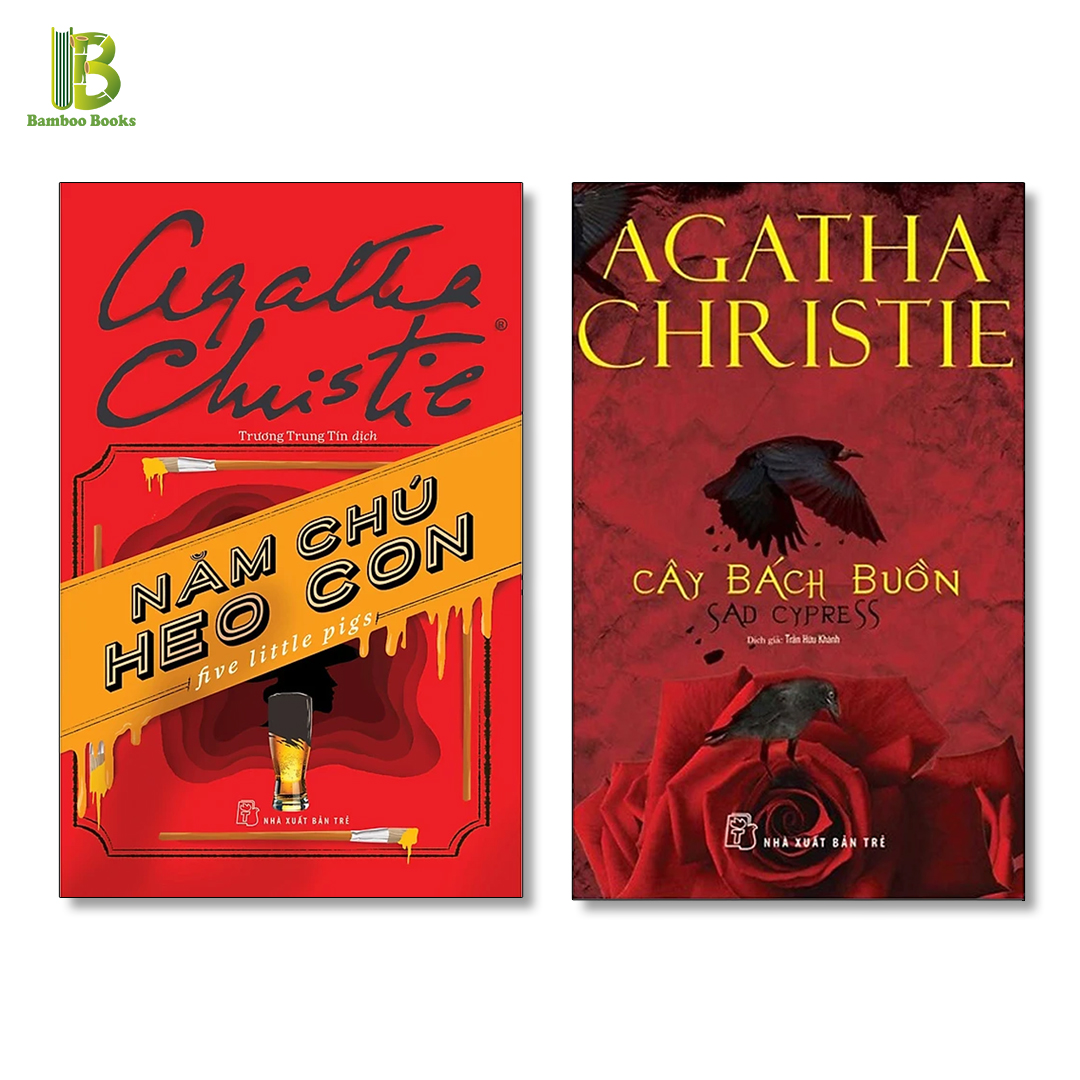 Combo 2 Truyện Trinh Thám Của Agatha Christie: Năm Chú Heo Con + Cây Bách Buồn - NXB Trẻ - Bìa Mềm