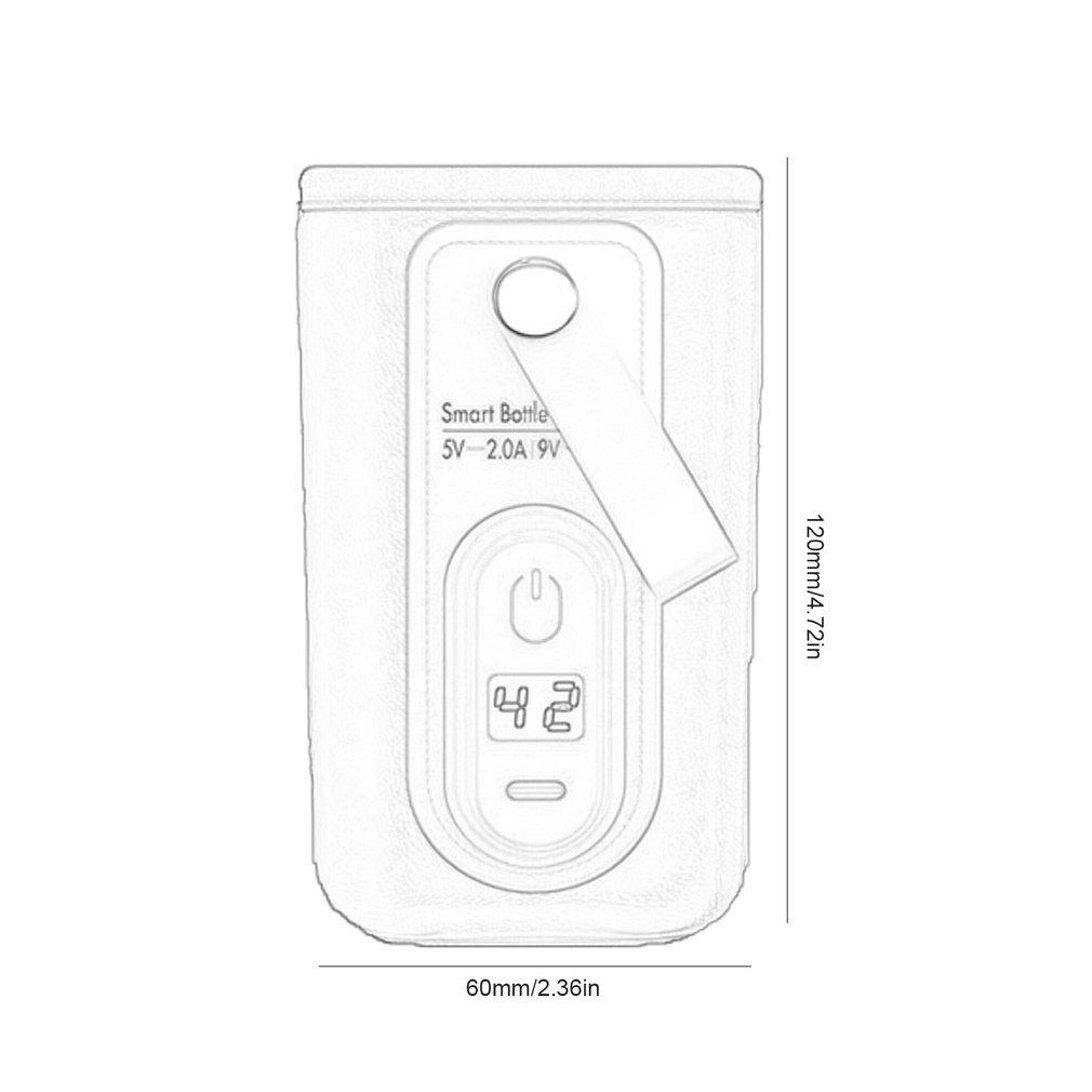 Sạc USB Bình Túi Cách Nhiệt Bao Làm Nóng Chai Nước Ấm Cho Bé Di Động Trẻ Sơ Sinh Phụ Kiện Du Lịch