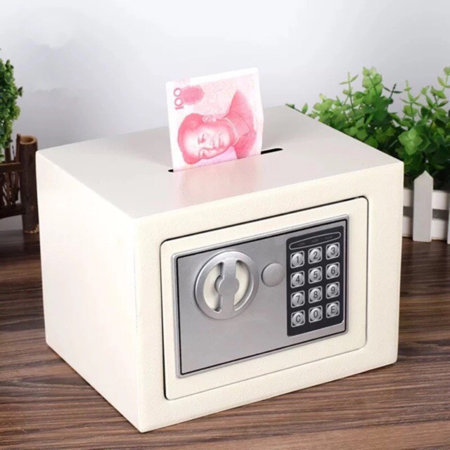 Két Sắt Mini SEKA 17E Khoá Điện Tử Chống Cháy Có Khe Đút Tiền - Màu Ngẫu Nhiên - Hàng Chính Hãng