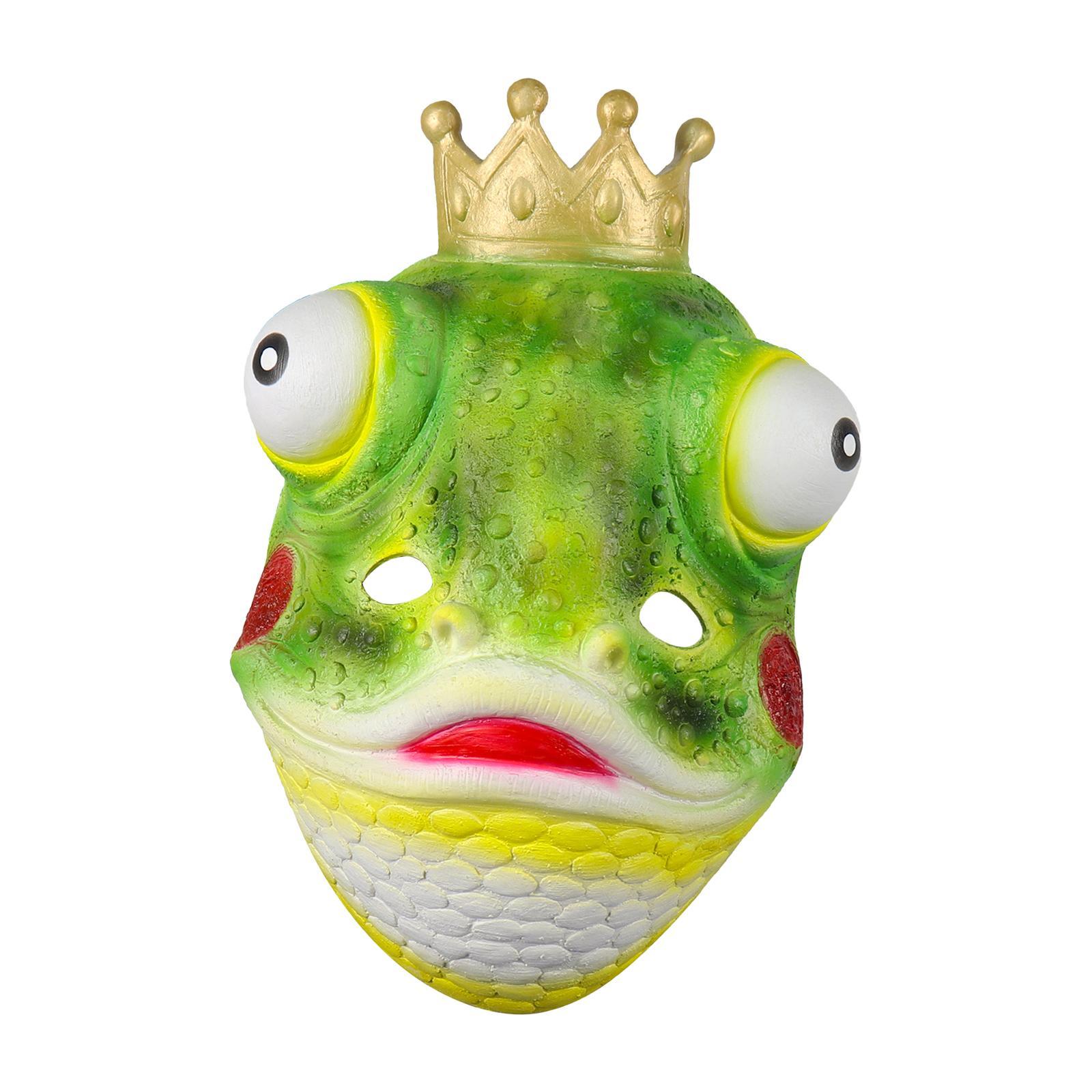 Frog   Face Cover Role Play Adults Costume Accessories Animal