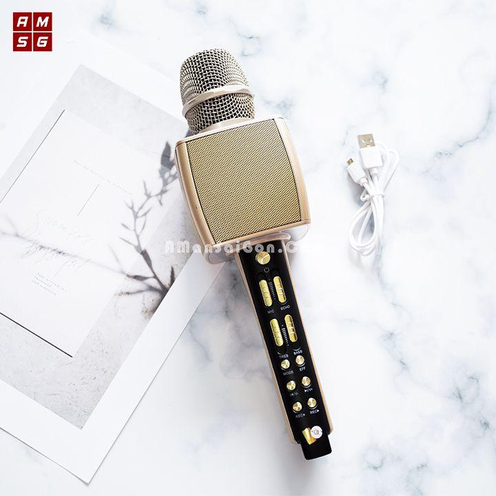 Micro Karaoke YS92 Hỗ Trợ Kết Nối Bluetooth, Dễ Dàng Sử Dụng Âm Thanh Sống Động, Độ Bền Cực Cao. Bảo Hành 12 Tháng