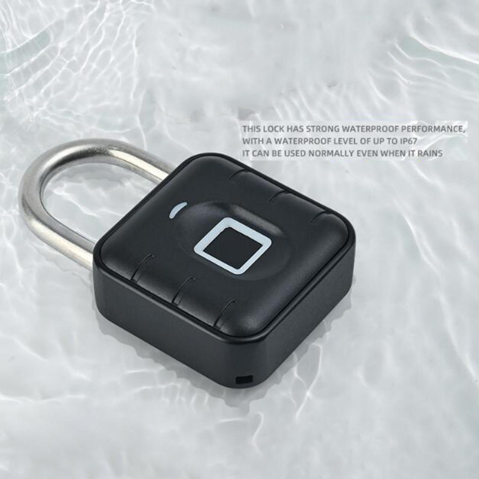 Fingerprint Padlock Intelligent Combination Padlock for Luggage Suitcase