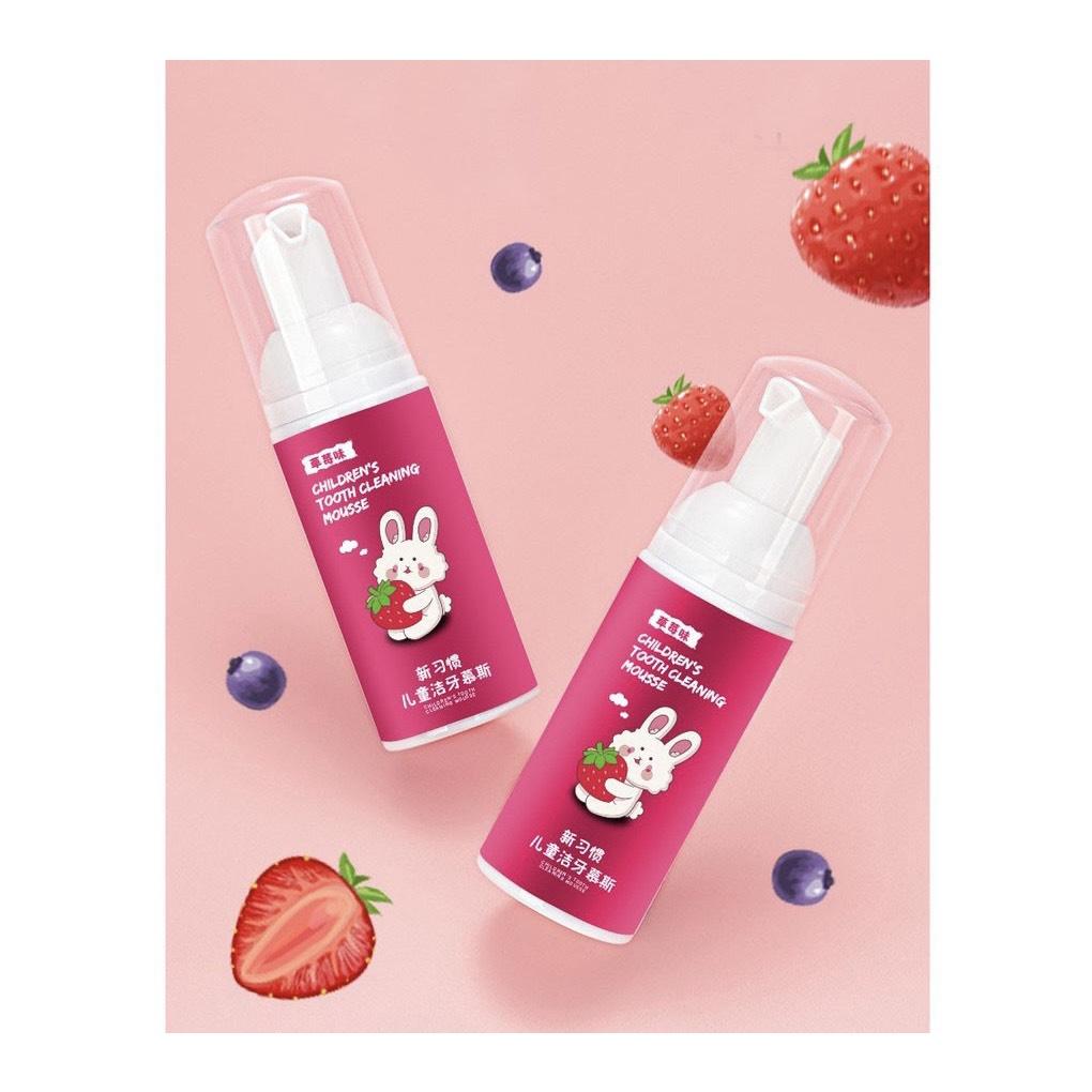 Kem Đánh Răng Tạo Bọt Cho Bé Hương Vị Dâu Tây, Cam Và Dưa Hấu