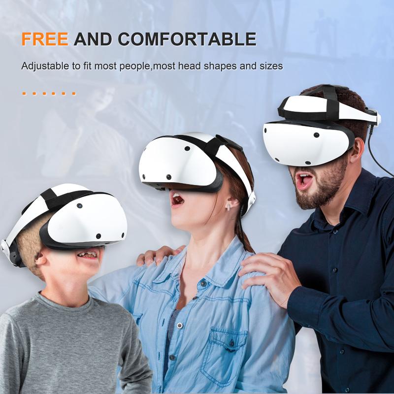 Phụ kiện VR Dây đeo đầu cho Ps Vr2 Psvr2 Trò chơi và video 3d Kính ảo Quà tặng kính VR2 Giá đỡ băng đô có thể điều chỉnh