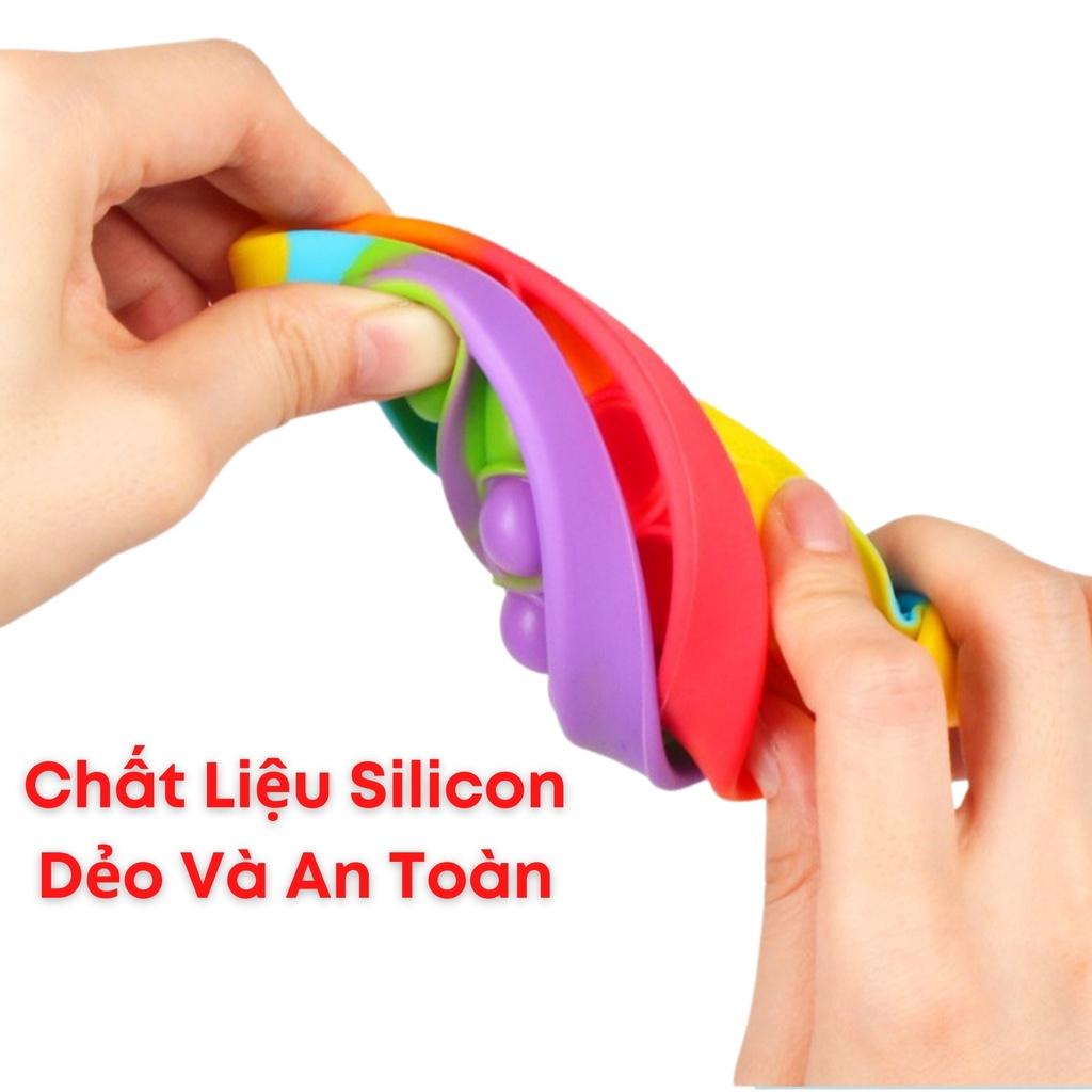 Đồ chơi bóp bong bóng giảm căng thẳng giảm stress cho bé đồ chơi Pop It Fidget dạng bong bóng thư giãn mẹ vè bé