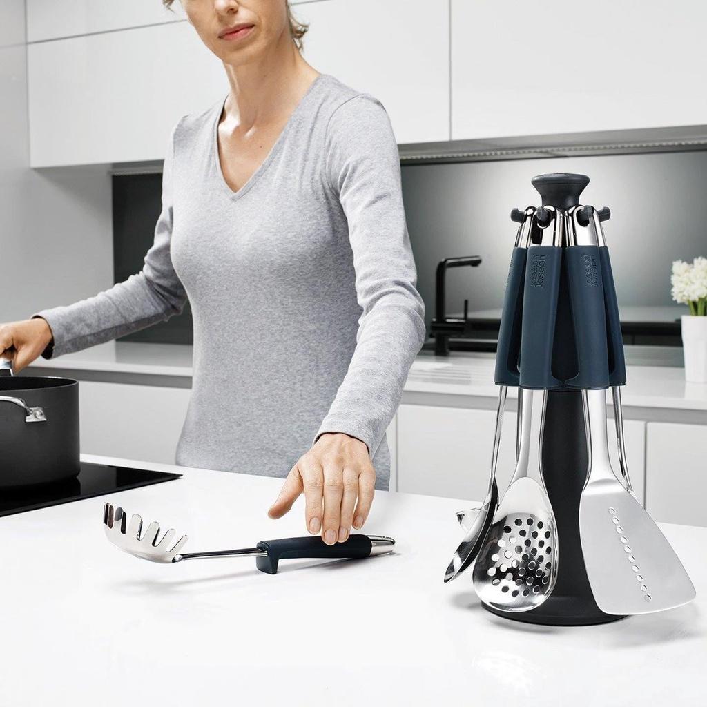 BỘ DỤNG CỤ NẤU ĂN INOX JOSEPH JOSEPH 7 MÓN ELEVATE STEEL