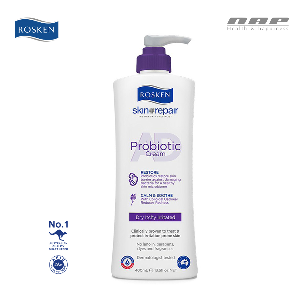 Kem chăm sóc viêm da Rosken AD Probiotic cream 400ml