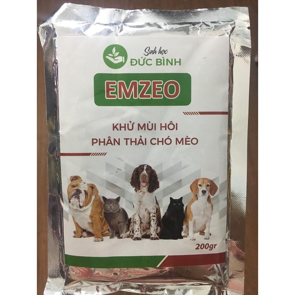 KHỬ MÙI HÔI PHÂN THẢI CHÓ MÈO CHUỘT EMZEO