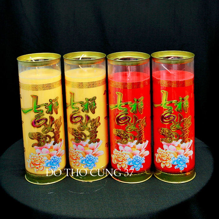 NẾN SÁP THƠM KHÔNG KHÓI MÀU VÀNG , MÀU ĐỎ