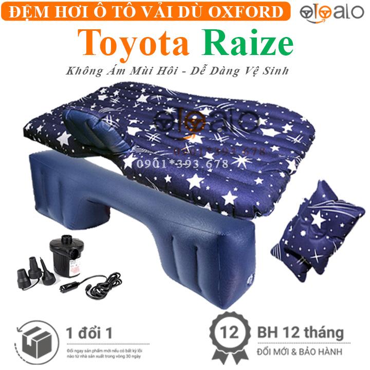 Đệm hơi ô tô Toyota Raize vải dù Oxford CAO CẤP họa tiết ngôi sao
