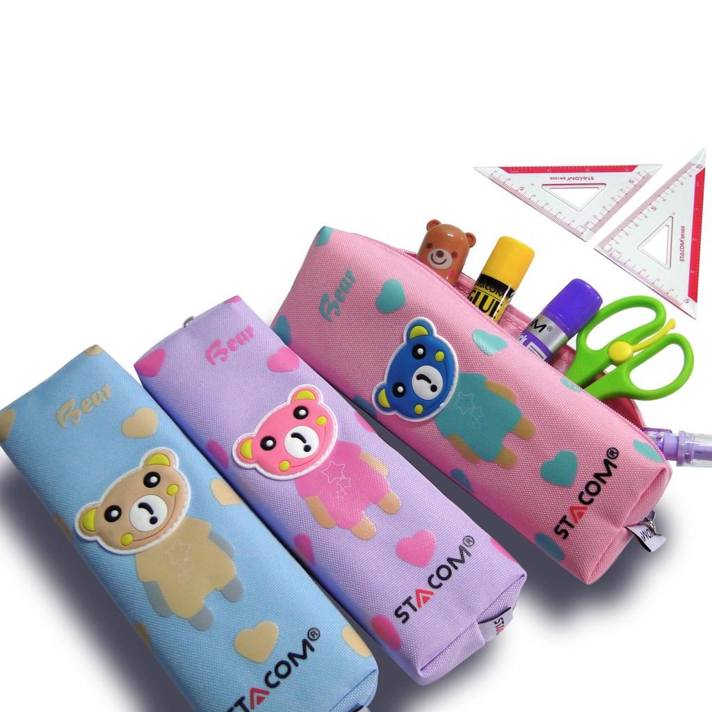 Túi đựng bút bằng vải 1 ngăn STACOM/PB1011