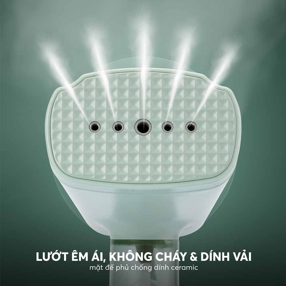 Bàn Ủi Hơi Nước Cầm Tay Elmich SIE9163 1300W, Hàng Chính Hãng, Đầu Phun Hơi Phủ Chống Dính - JoyMall