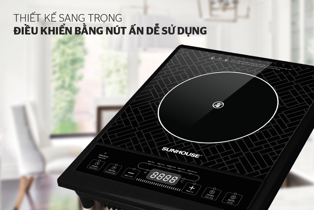 Bếp hồng ngoại cơ Sunhouse SHD6011 - Tặng kèm vỉ nướng -