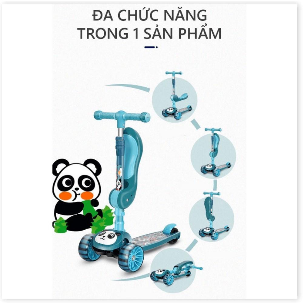 Xe Scooter vận động PANDA 3In1 Chồi Chân, Có Nhạc