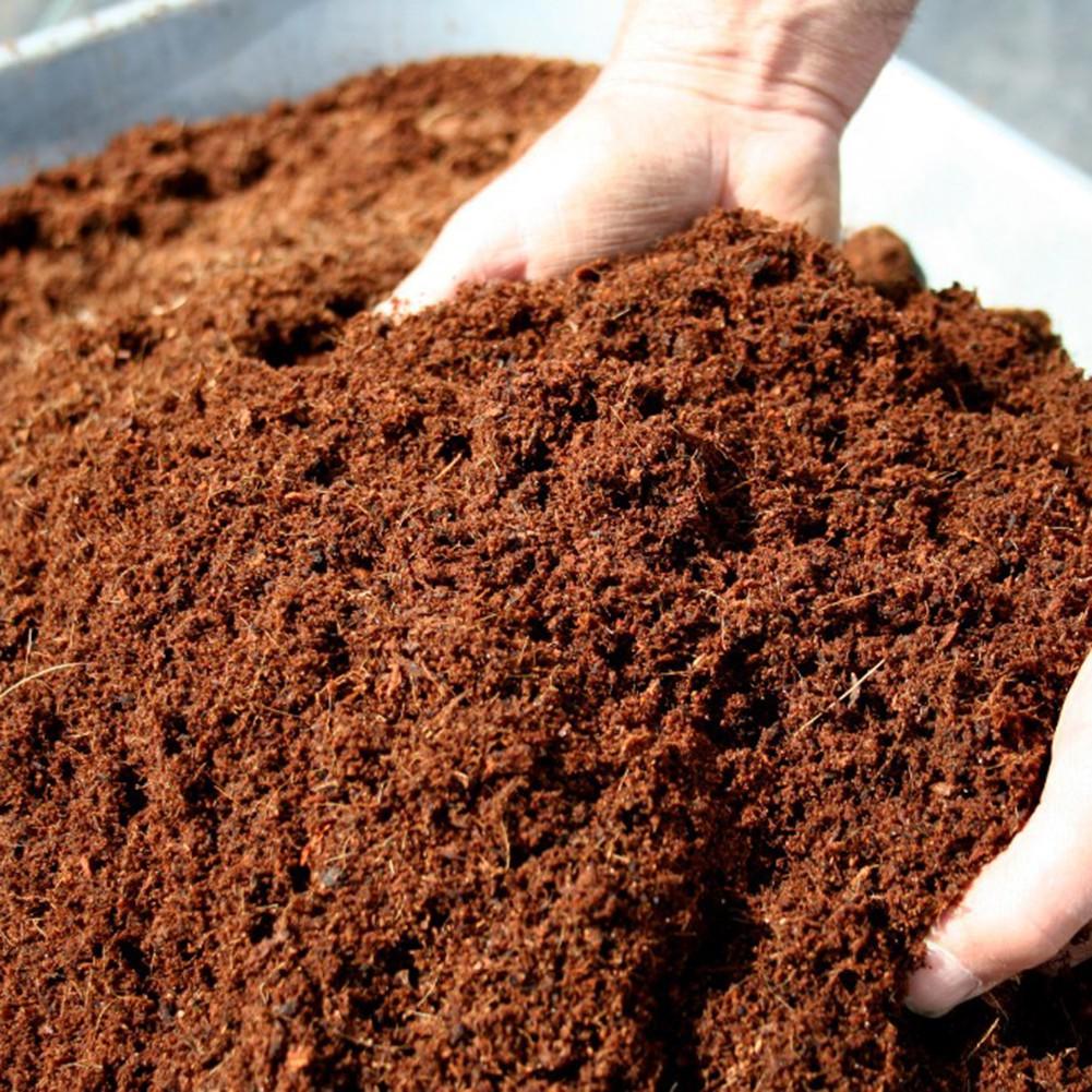 Xơ dừa, mùn dừa, mụn dừa đã xử lý trộn đất trồng cây, làm đất trồng rau, đất trồng sen đá, trồng rau mầm (gói 1kg)