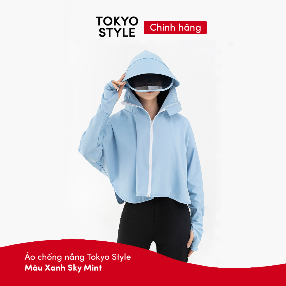 Áo chống nắng Tokyo Style. Áo chống nắng cánh dơi vải cotton Nhật dệt kim cương