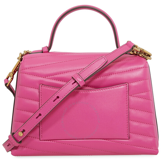 Túi Tory Top Handle Satchel Crazy Pink Size 24cm 61674 Retail 498$