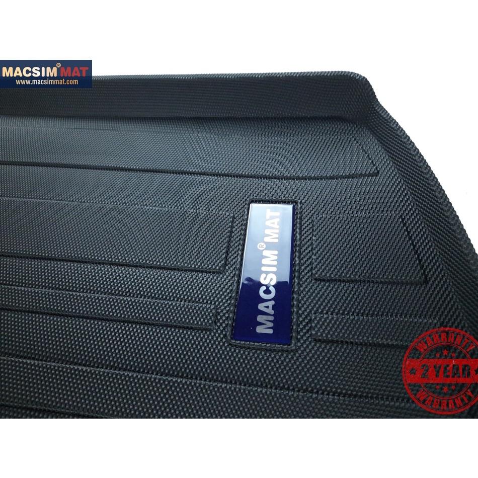 Thảm lót cốp xe ô tô Ford Everest 2016- đến nay nhãn hiệu Macsim chất liệu TPV cao cấp màu đen