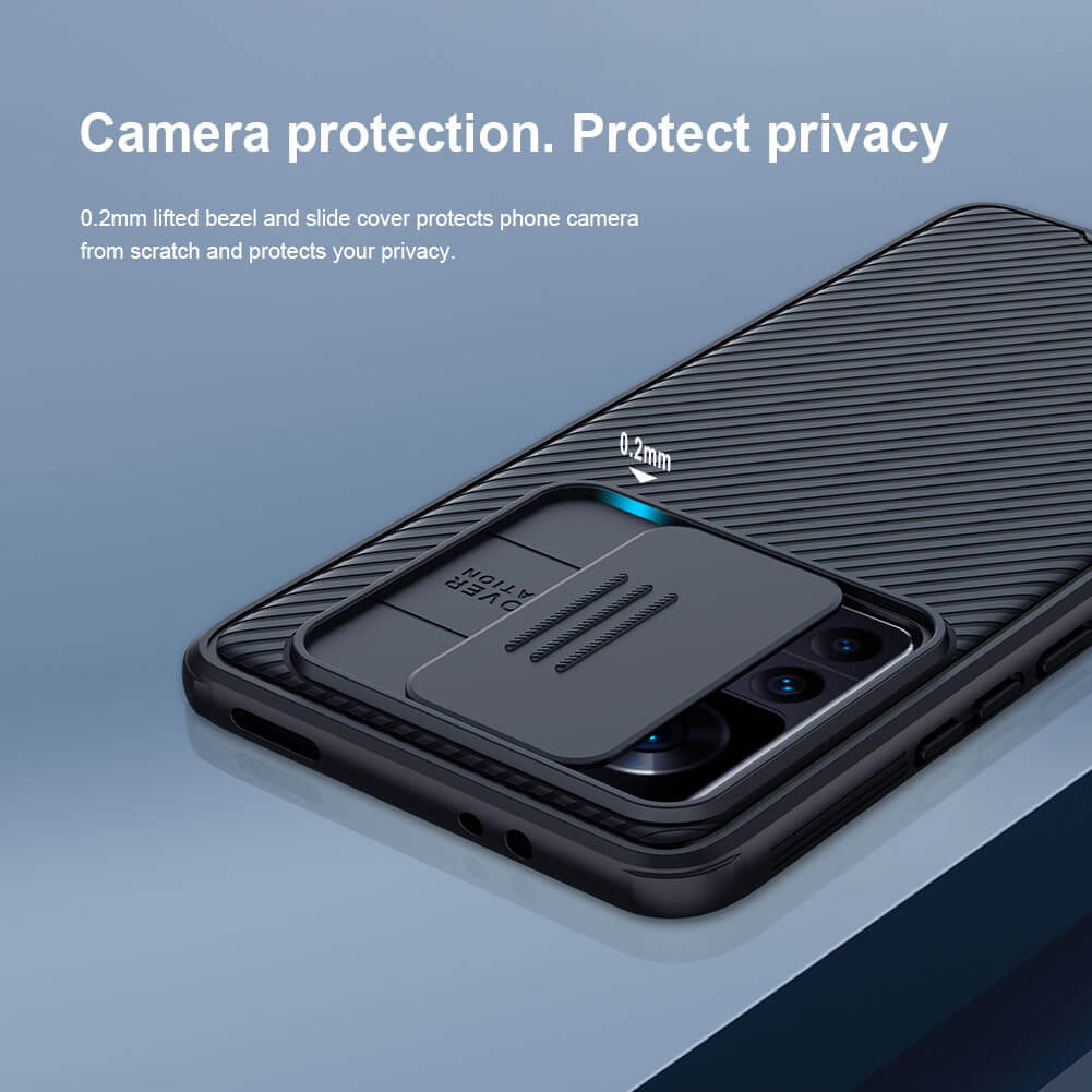 Ốp lưng dành cho Xiaomi 12T - 12T Pro - K50 Ultra Nillkin camshield Pro - Hàng nhập khẩu