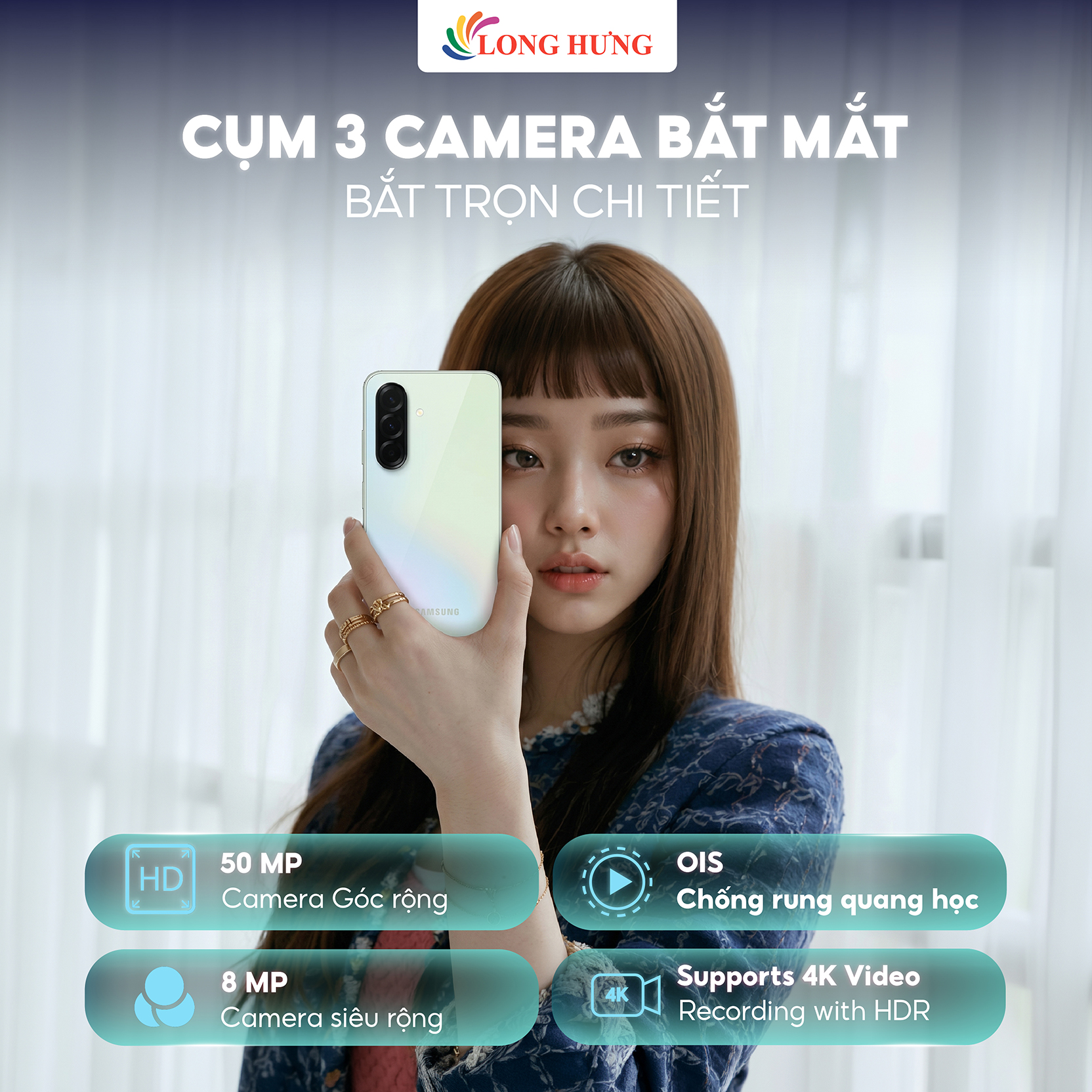 Điện thoại Samsung Galaxy A36 5G (8GB/128GB) - Hàng chính hãng