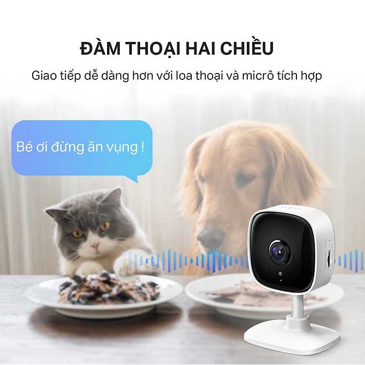 Camera Wifi Trong nhà Tp-Link Tapo C110 / C100 - Đàm thoại 2 chiều, Có loa báo động - Hàng chính hãng