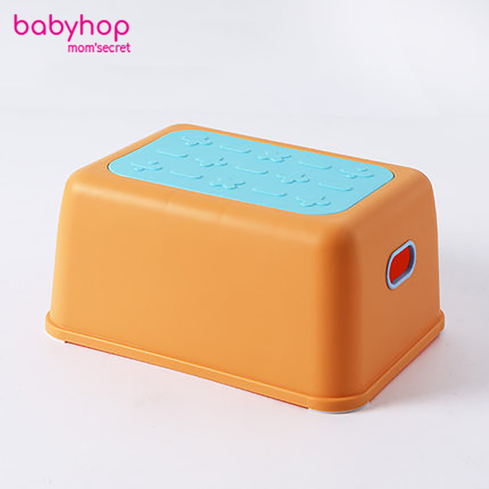 Ghế kê chân 2 bậc đa năng H2 thương hiệu babyhop dành cho bé từ 1,5 tuổi thiết kế đế chống trượt chịu lực 70kg