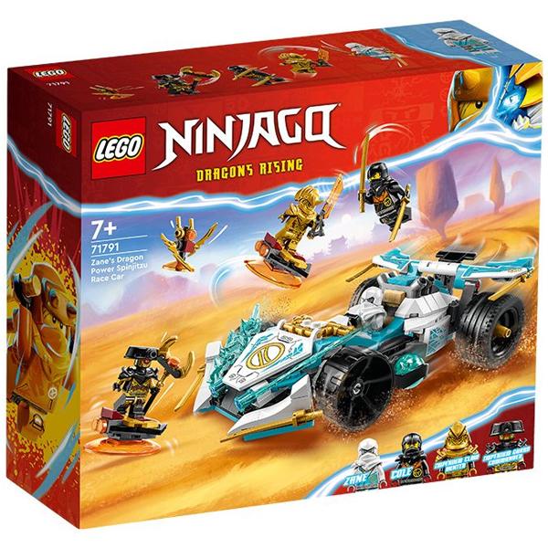 Đồ Chơi Lắp Ráp Chiến Xe Năng Lượng Rồng Của Zane - Zane's Dragon Power Spinjitzu Race Car - Lego Ninjago 71791 (307 Mảnh Ghép)