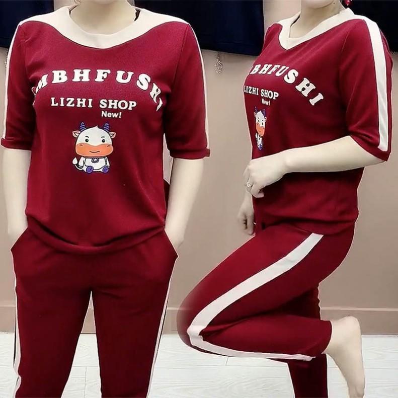 Set Bộ Đồ Nữ Mặc Nhà , Chất Cotton Mềm Mịn Thoáng Mát