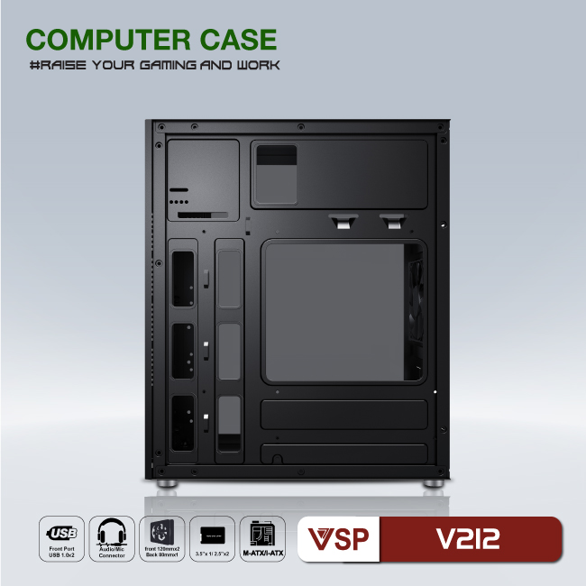 Case VSP home and Gaming V212 - HN - Hàng Chính Hãng