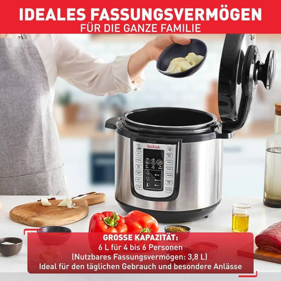 Nồi áp suất điện Tefal CY505E Hàng chính hãng