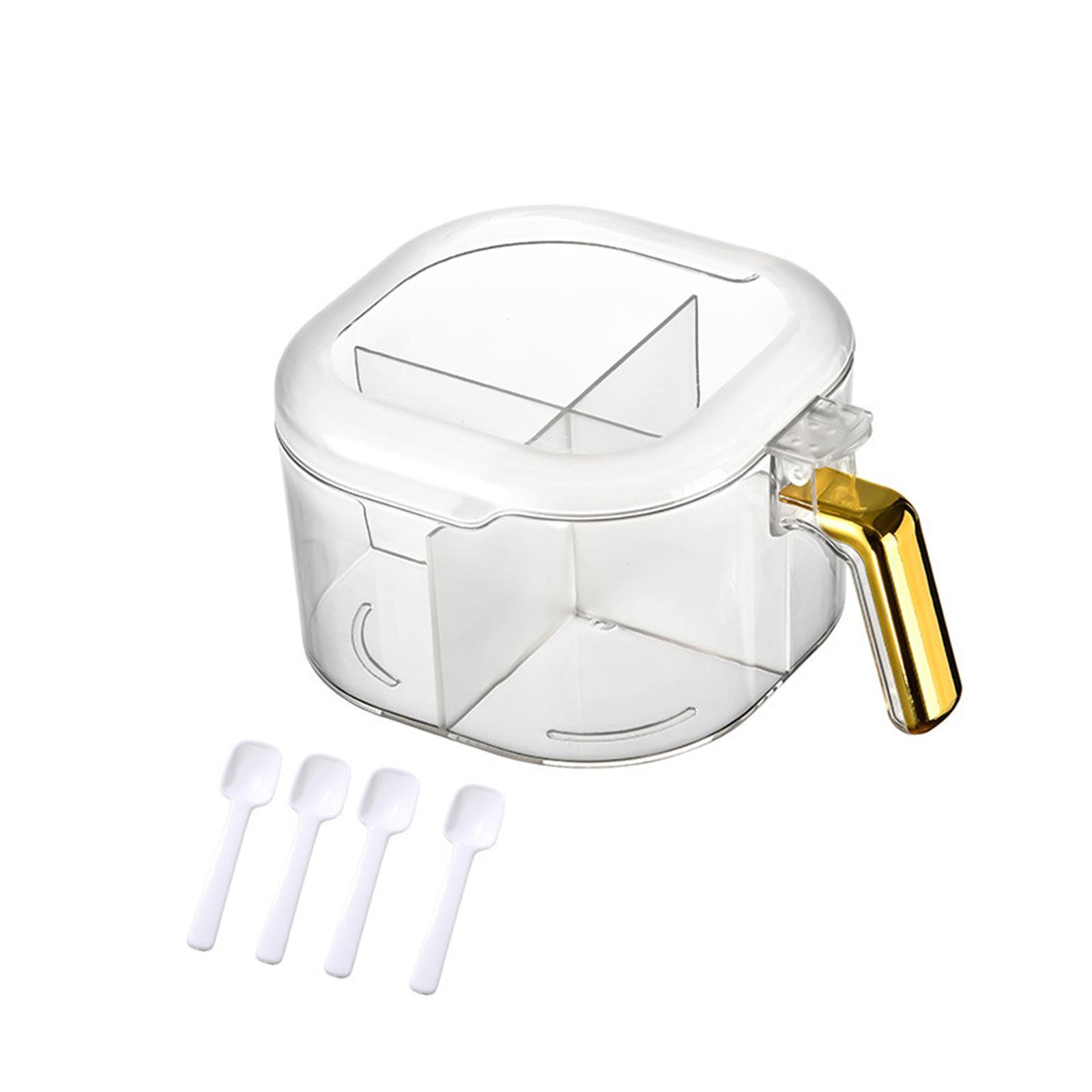 Spice Storage Container Kitchen Storage Tool Clear for Dining Room Kitchen