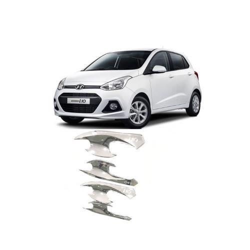 BỘ ỐP TAY, HÕM CỬA MẠ CROM DÀNH CHO XE HYUNDAI i10-2019