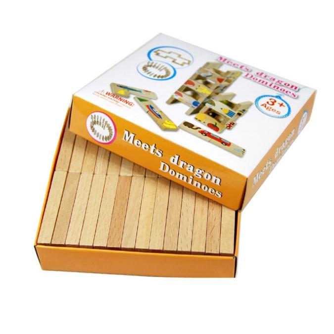 Đồ chơi xếp gỗ nối tiếp 28 chi tiết cho bé