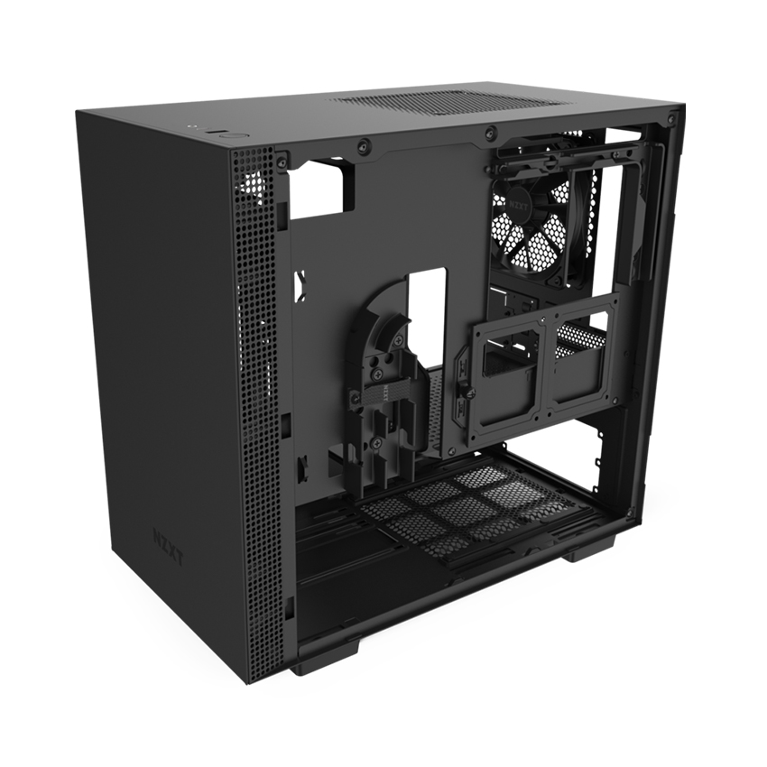 Vỏ case Máy Tính NZXT H210 MATTE BLACK | CA-H210B-B1 (Mini Tower/Màu Đen)-Hàng Chính Hãng