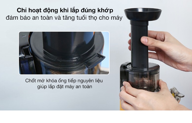 Máy Ép Chậm Hoa Quả Trái Cây JL-01 - Màu Ngẫu Nhiên - Hàng Chính Hãng