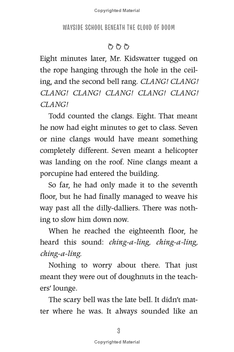Sách ngoại văn: Wayside School Beneath The Cloud Of Doom