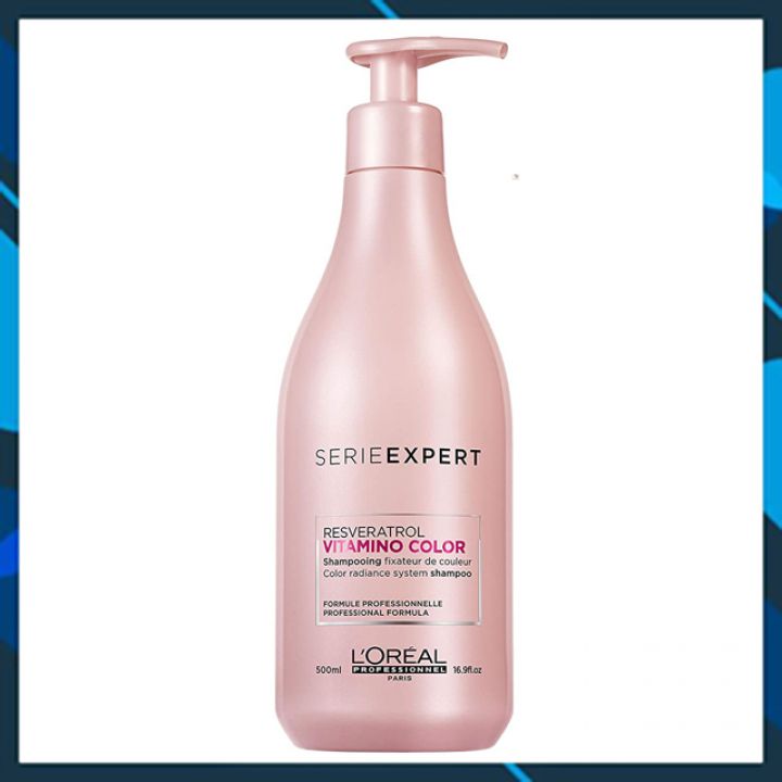 Dầu gội chăm sóc tóc nhuộm L'oreal Serie Expert A-OX Vitamino color radiance shampoo 500ml