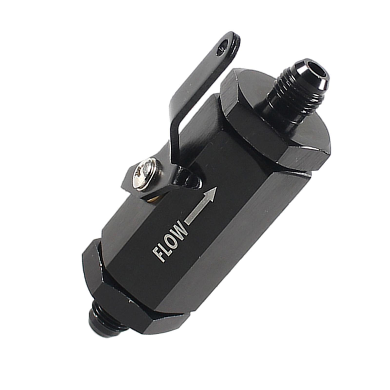 Universal Fuel Shut Off Valve Replace Aluminum Alloy Black Accessories