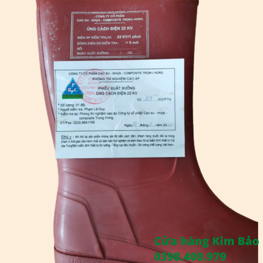 Ủng cách điện cao su 24kv