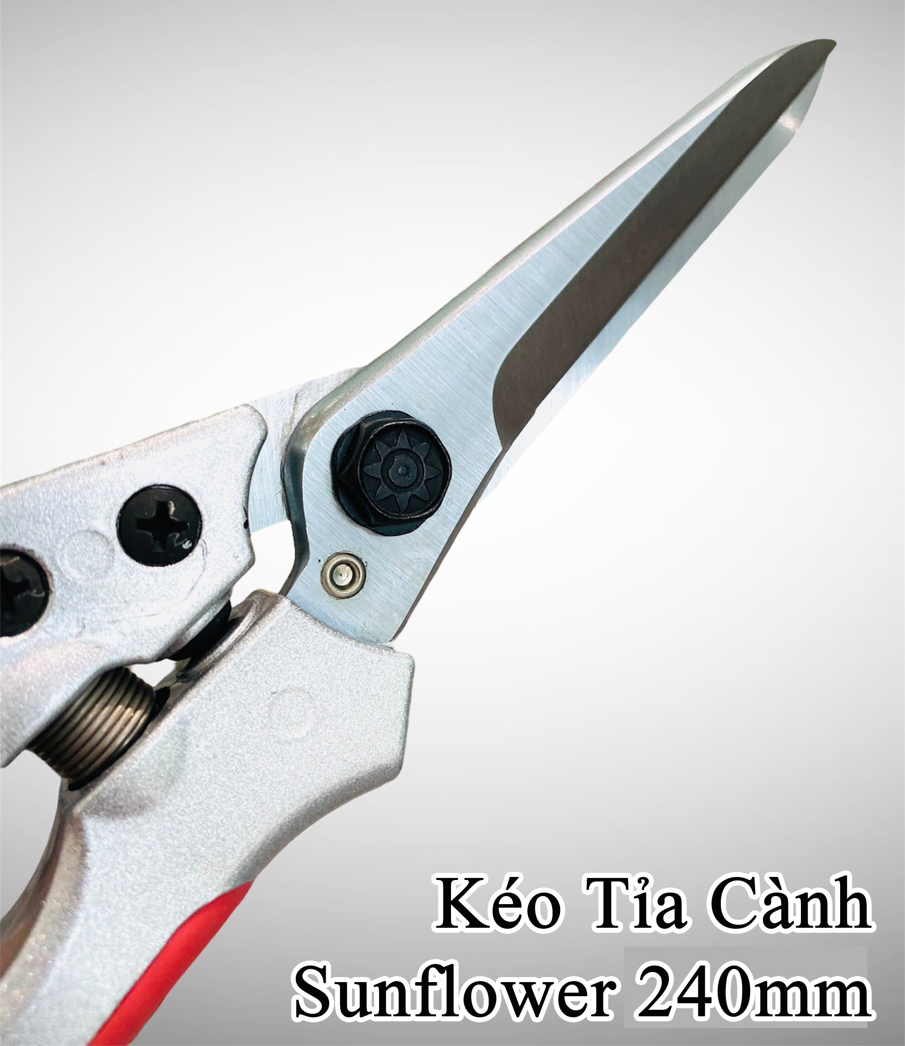 Kéo Tỉa Tán KIRERU YOROKOBI Nhật Bản 200mm & 240mm | Cán Nhôm - Lưỡi Thép Trắng SK 85 | Chuyên Dùng Cho Sân Vườn