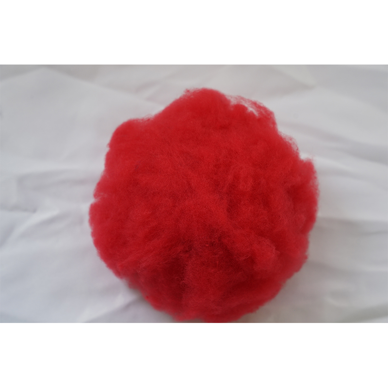 Yihanhuaxian Tái tạo màu polyester ngắn và đỏ táo(Tư vấn giá cụ thể để tìm dịch vụ khách hàng)Có thể dệt cao Sự đa dạng màu sắc Môi trường ít carbon