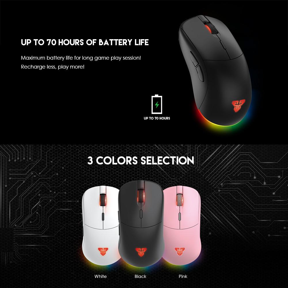 Chuột Gaming Không Dây Fantech XD3 HELIOS 16000DPI LED RGB 16,8 Triệu Màu 6 Phím Macro Có Phần Mềm Tùy Chỉnh Riêng - hàng chính hãng