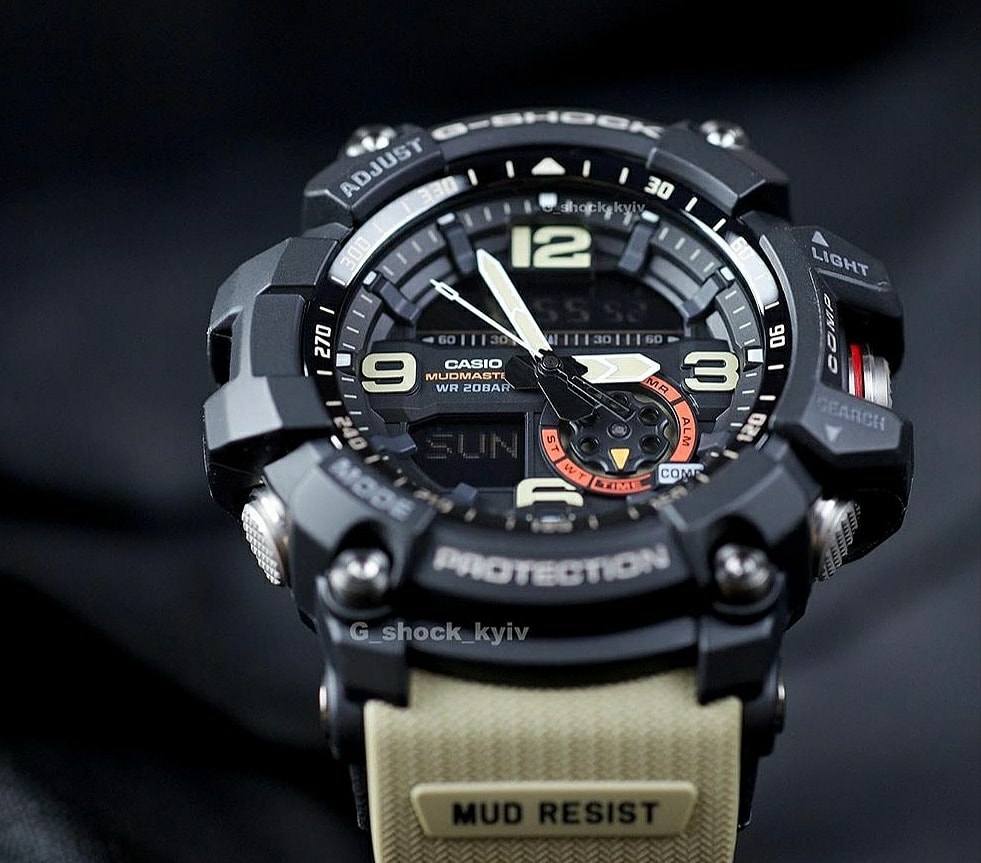 Đồng hồ nam Casio G-Shock GG-1000-1A5DR Mudmaster | GG-1000-1A5 la bàn, đo nhiệt độ