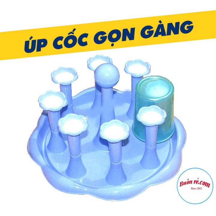Khay úp cốc, ly hình hoa mai Việt Nhật - Giá để cốc cao cấp Việt Nhật Br01415